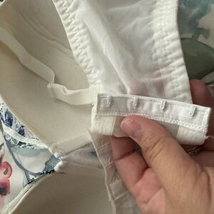 White Lace Bra with Hook Closure